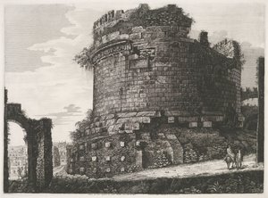Grab von Caecilia Metella in Rom von Luigi Rossini