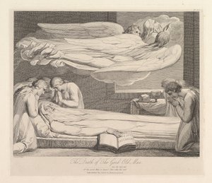 Der Tod des guten alten Mannes, aus Das Grab, ein Gedicht von Robert Blair, 1. März 1813