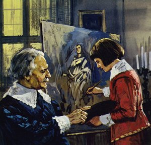 Anthony Van Dyck studierte als Junge bei einem lokalen Maler namens Henry Van Balen