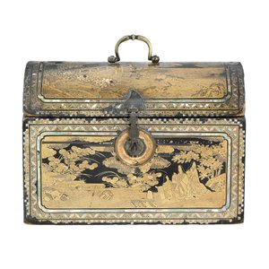 Gewölbter Exportkasten, Edo-Periode, Mitte des 17. Jahrhunderts von Luis Morocaua or Murakawa