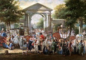 Party im Botanischen Garten von Luis Paret y Alcazar