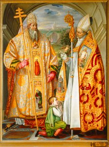 Papst Sixtus IV. und Heiliger Blasius
