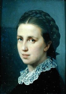 Selbstporträt von Luisa Mussini Piaggio