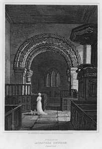 Das Innere der Aspatria Church, Cumberland von Luke (after) Clennell