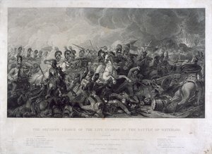 Der entscheidende Angriff der Life Guards bei Waterloo von Luke (after) Clennell