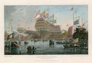 Der Stapellauf der Nelson von Luke Clennell