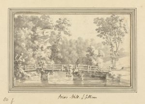 Eine Fußgängerbrücke