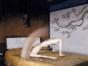 Sie besteht aus Rauch, um 2012 von Luke Waller