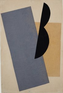 Komposition Blau-Gelb-Schwarz von Lyubov Sergeevna Popova