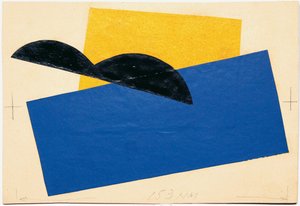 Stickdesign für das Verbovka Dorfvolkszentrum, 1917 von Lyubov Sergeevna Popova