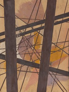 Raumkraftkonstruktion, ca. 1921-1922 von Lyubov Sergeyevna Popova