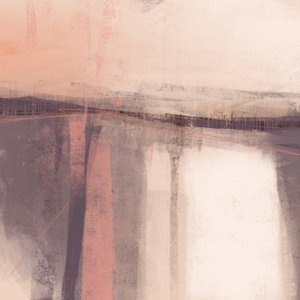 Erröteter Horizont Abstrakt von MANSI SAXENA