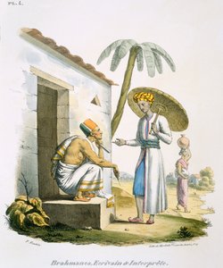 Brahmanen: ein Schreiber und ein Dolmetscher, 1827-35
