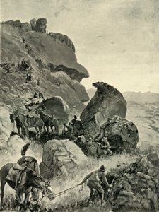 Prinsloos letzter Stand im Tal des kleinen Caledon: Die Position der Buren auf den Höhen, 190 von MFR