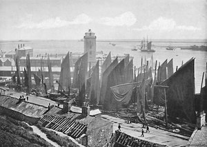 Low Light, North Shields, ca. 1896 von M. Aunty
