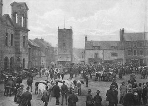 Marktplatz, Morpeth, ca. 1896