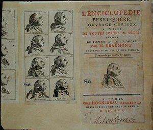Enzyklopädie der Perückenmacher, veröffentlicht in Paris von M. Beaumont