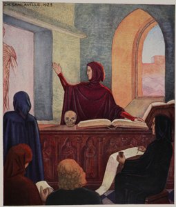 Henri de Mondeville lehrt Anatomie, Universität Montpellier von M. Charles Sanlaville