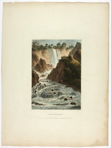 Wasserfall von Terni, Tafel vierzehn aus den Ruinen von Rom