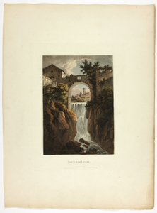 Kaskade von Tivoli, Tafel neununddreißig aus den Ruinen von Rom