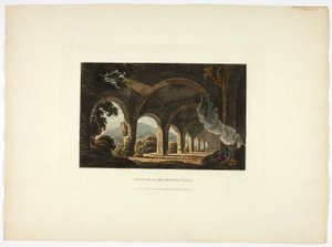 Ställe der Villa des Meccenas, Platte elf aus den Ruinen von Rom von M. Dubourg