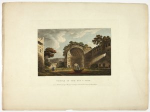 Tempel der Sonne und des Mondes, Tafel zwei aus Ruinen von Rom von M. Dubourg