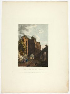 Der Bogen von Dolabella, Platte fünfunddreißig aus den Ruinen von Rom von M. Dubourg