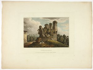 Grab von Horath, Platte sechs aus den Ruinen von Rom von M. Dubourg