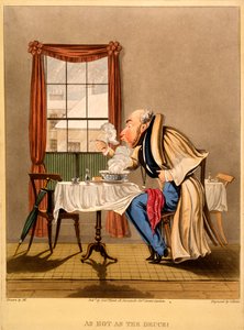 So heiß wie die Hölle!, Druck von George Hunt, 1827
