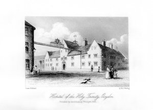 Krankenhaus der Heiligen Dreifaltigkeit, Croydon, 1840 von M. J. Starling