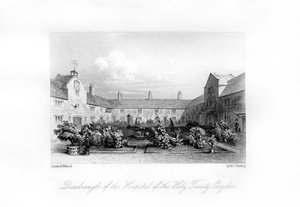 Hospital der Heiligen Dreifaltigkeit, Croydon, 1840 von M. J. Starling