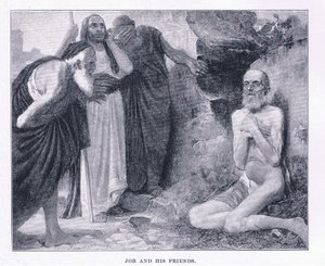 Hiob und seine Freunde, aus The Magazine of Art 1893, Cassell and Company von M. Lavergne