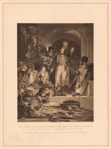 Sir David Baird entdeckt den Körper von Tippoo Sultaun, 1799 von M Nargert