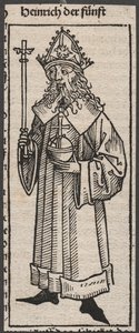 Heinrich der Fünfte von M. & Pleydenwurff W. (d.1494) Wolgemuth