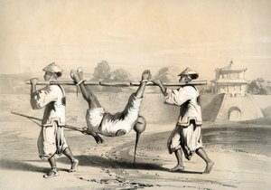 Skizze von der Mauer am Morgen nach dem großen Angriff, China, ca. 1860