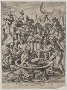 Die sieben makkabäischen Brüder, getötet von Antiochus von Maarten de Vos