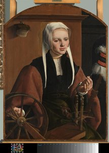 Porträt einer Frau, möglicherweise Anne Codde von Maarten van Heemskerck