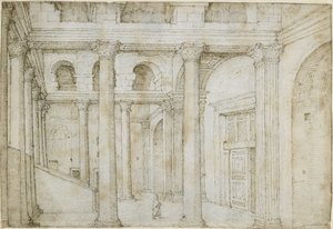 Vorhalle des Pantheons von Maarten van Heemskerck