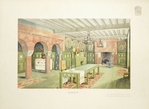 Esszimmer, Isle of Man, ca. 1901 von Mackay Hugh (after) Baillie Scott
