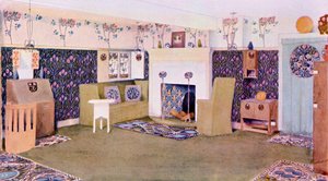 Entwurf für das Wohnzimmer in Falkewood, ca. 1906