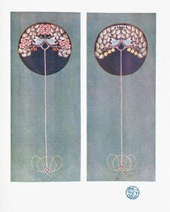 Bestickte Paneele, aus Vol XXVIII aus `The Studio` Magazin, veröffentlicht 1903