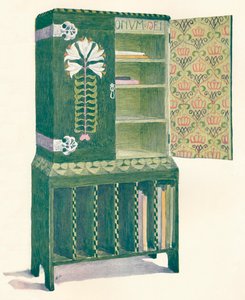 Musikschrank. Nach einer Skizze von M. H. Baillie Scott, 19. Jahrhundert