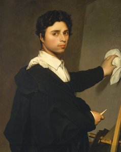 Ingres 1780-1867 als junger Mann, ca. 1850-60