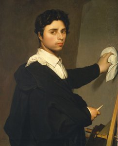 Ingres als junger Mann, ca. 1850-60