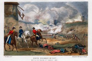 Neuntes Regiment zu Fuß, Schlacht von Roleia, Portugal, 17. August 1808 von Madeley