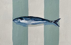 Blaue Fischstreifen