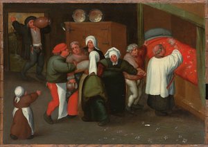 Der Segen der Ehe von Maerten van Cleve