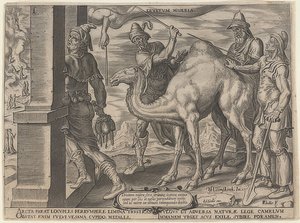 Reicher Mann und armer Lazarus von Maerten van Heemskerck