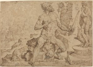 Simeon der Patriarch von Maerten van Heemskerck
