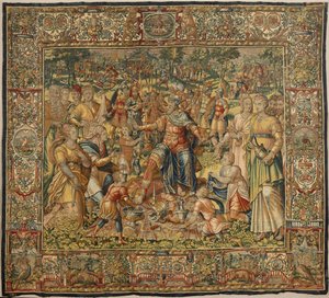 Geschichte von Gideon, Ende 16. Jahrhundert (Seide und Wolle)